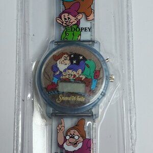 Walt Disney Snow White Digital Watch Still In Original Package Vintage Promo‎